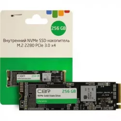 Купить накопитель SSD M.2 2280 CBR SSD-256GB-M.2-LT22 в Москве, смотреть цены  в интернет-магазине goldbyte.ru