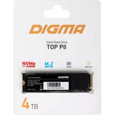 Купить накопитель SSD M.2 2280 Digma DGST4004TP83T в Москве, смотреть цены  в интернет-магазине goldbyte.ru