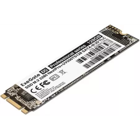 Купить накопитель SSD M.2 2280 Exegate NextPro+ UV500TS128 в Москве, смотреть цены EX280471RUS в интернет-магазине goldbyte.ru