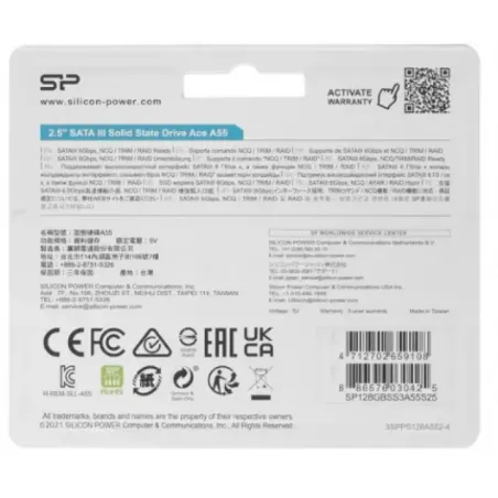 Купить накопитель SSD 2.5'' Silicon Power SP128GBSS3A55S25 в Москве, смотреть цены  в интернет-магазине goldbyte.ru