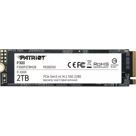 Купить накопитель SSD M.2 Patriot Memory P300P2TBM28 в Москве, смотреть цены  в интернет-магазине goldbyte.ru