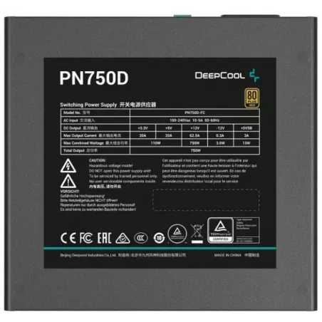 Купить блок питания ATX Deepcool R-PN750D-FC0B-WGEU-V2 в Москве, смотреть цены  в интернет-магазине goldbyte.ru