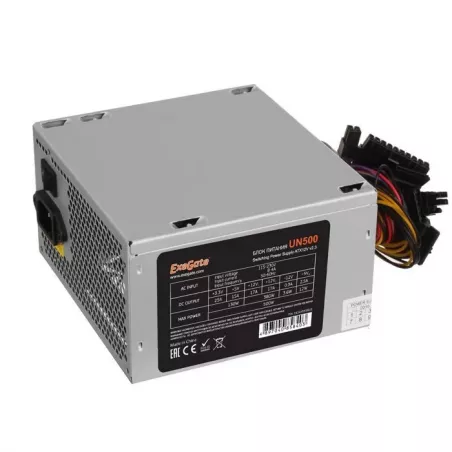 Купить блок питания ATX Exegate UN500 в Москве, смотреть цены EX244555RUS-PC в интернет-магазине goldbyte.ru
