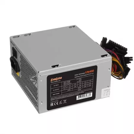 Купить блок питания ATX Exegate UN400 в Москве, смотреть цены EX244553RUS-S в интернет-магазине goldbyte.ru