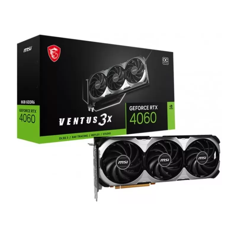 Купить видеокарта PCI-E MSI GeForce RTX 4060 VENTUS 3X в Москве, смотреть цены RTX 4060 VENTUS 3X 8G OC в интернет-магазине gold