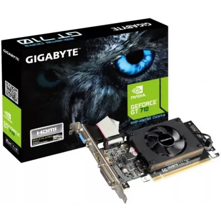 Купить видеокарта PCI-E GIGABYTE GeForce GT 710 в Москве, смотреть цены GV-N710D3-2GL 2.0 в интернет-магазине goldbyte.ru