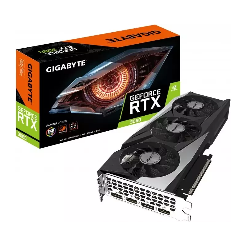 Купить видеокарта PCI-E GIGABYTE GeForce RTX 3060 GAMING OC в Москве, смотреть цены GV-N3060GAMING OC-12GD в интернет-магазине g
