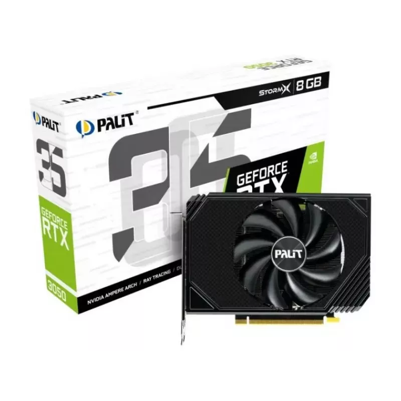 Купить видеокарта PCI-E Palit GeForce RTX 3050 StormX в Москве, смотреть цены NE63050018P1-1070F в интернет-магазине goldbyte.ru