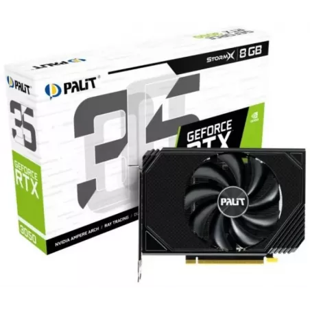 Купить видеокарта PCI-E Palit GeForce RTX 3050 StormX в Москве, смотреть цены NE63050018P1-1070F в интернет-магазине goldbyte.ru