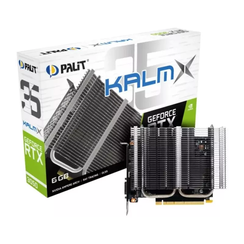 Купить видеокарта PCI-E Palit GeForce RTX 3050 KalmX в Москве, смотреть цены NE63050018JE-1070H в интернет-магазине goldbyte.ru