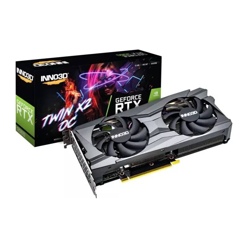 Купить видеокарта PCI-E Inno3D GeForce RTX 3060 TWIN X2 OC в Москве, смотреть цены N30602-12D6X-11902120H в интернет-магазине go
