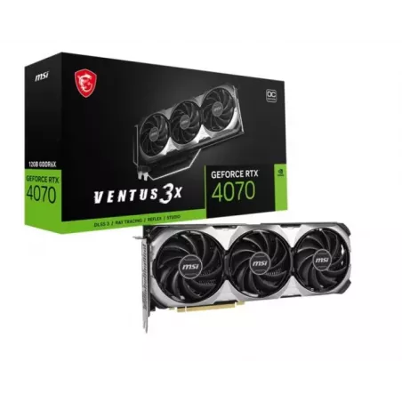 Купить видеокарта PCI-E MSI GeForce RTX 4070 в Москве, смотреть цены RTX 4070 VENTUS 3X E 12G OC в интернет-магазине goldbyte.ru