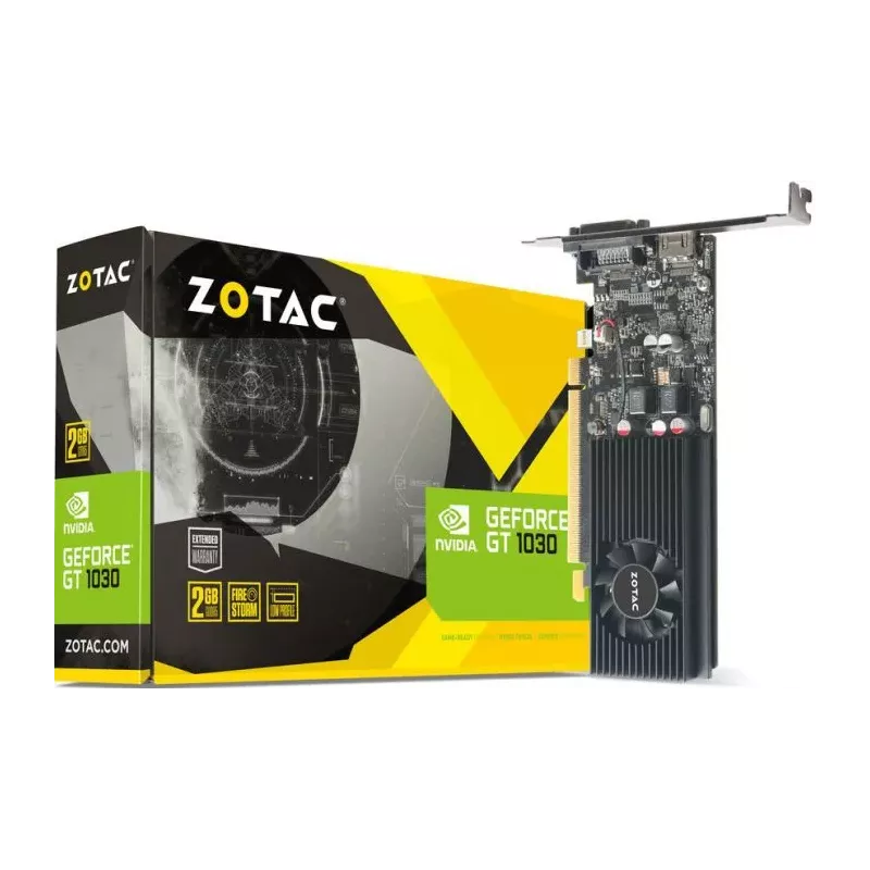 Купить видеокарта PCI-E Zotac GeForce GT 1030 Low Profile в Москве, смотреть цены ZT-P10300A-10L в интернет-магазине goldbyte.ru