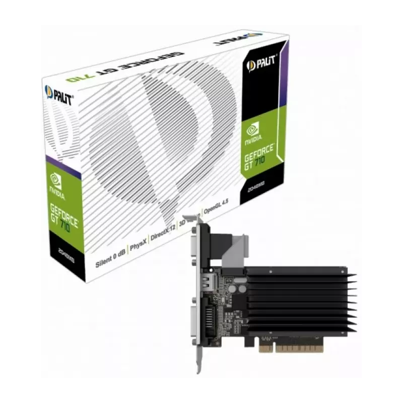 Купить видеокарта PCI-E Palit GeForce GT 710 в Москве, смотреть цены NEAT7100HD46-2080H в интернет-магазине goldbyte.ru