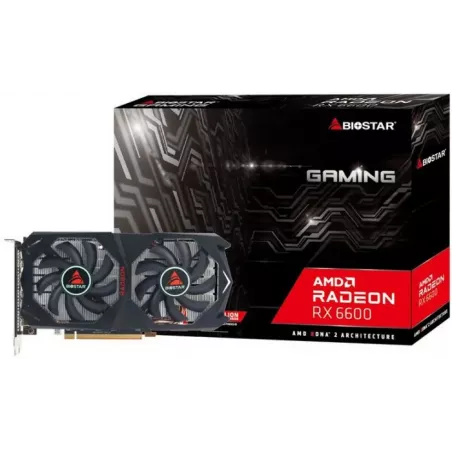 Купить видеокарта PCI-E Biostar Radeon RX 6600 в Москве, смотреть цены VA6606RM81 в интернет-магазине goldbyte.ru