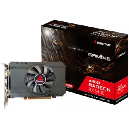 Купить видеокарта PCI-E Biostar Radeon RX 6400 в Москве, смотреть цены VA6406RA46 в интернет-магазине goldbyte.ru