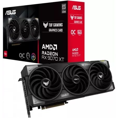 Купить видеокарта PCI-E ASUS Radeon RX 9070 XT TUF GAMING OC (TUF-RX9070XT-O16G-GAMING) в Москве, смотреть цены 90YV0L70-M0NA00 