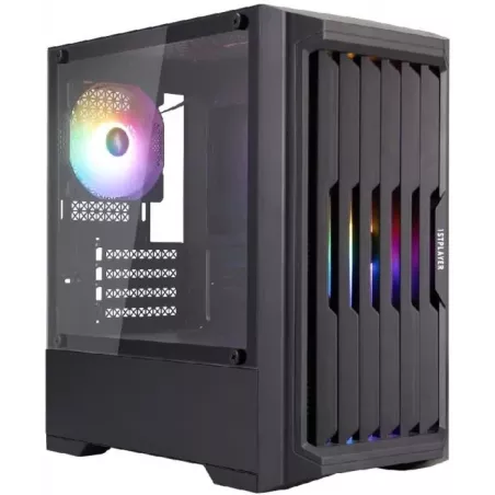 Купить корпус mATX 1STPLAYER BULLET HUNTER H2 ARGB Black в Москве, смотреть цены H2-BK-4F7 в интернет-магазине goldbyte.ru