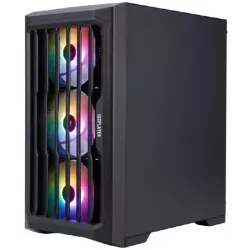 Купить корпус mATX 1STPLAYER BULLET HUNTER H2 ARGB Black в Москве, смотреть цены H2-BK-4F7 в интернет-магазине goldbyte.ru