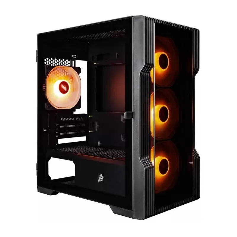 Купить корпус mATX 1STPLAYER TRILOBITE T3-G ARGB Black в Москве, смотреть цены T3-G-BK-4F7 в интернет-магазине goldbyte.ru