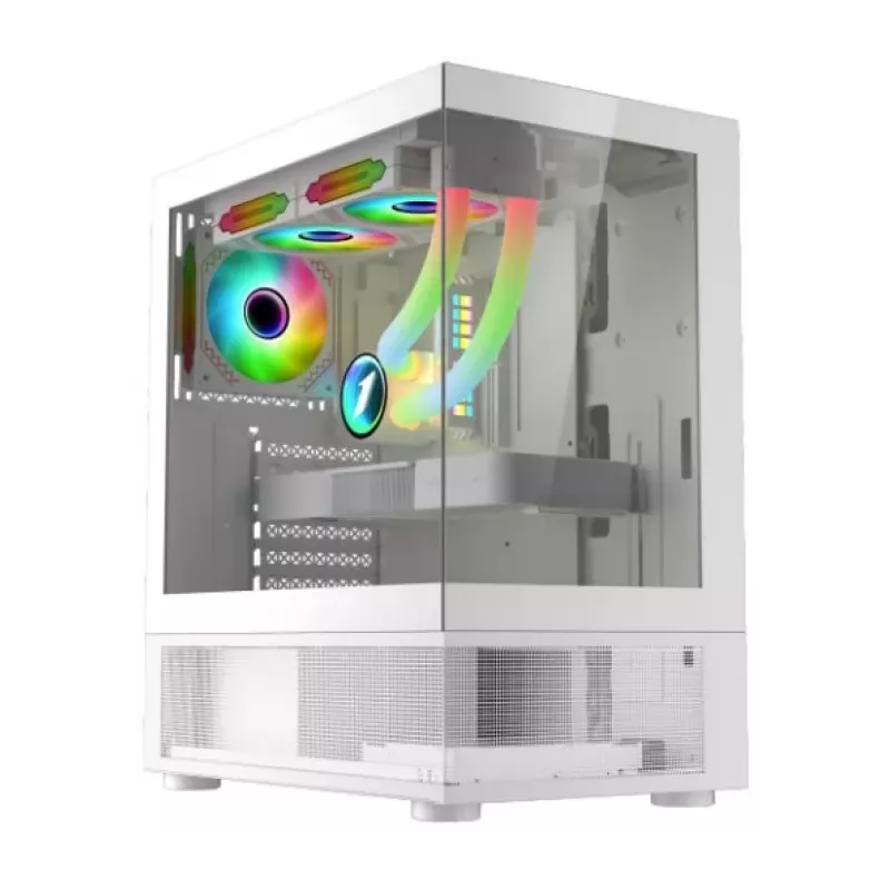 Купить корпус ATX 1STPLAYER MIKU Mi7-A в Москве, смотреть цены Mi7-A-WH-2F1R-W-1F1-W в интернет-магазине goldbyte.ru