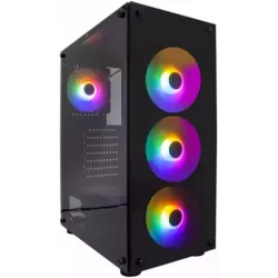 Купить корпус ATX 1STPLAYER FIRE DANCING V3-B в Москве, смотреть цены V3-B-4F1 в интернет-магазине goldbyte.ru