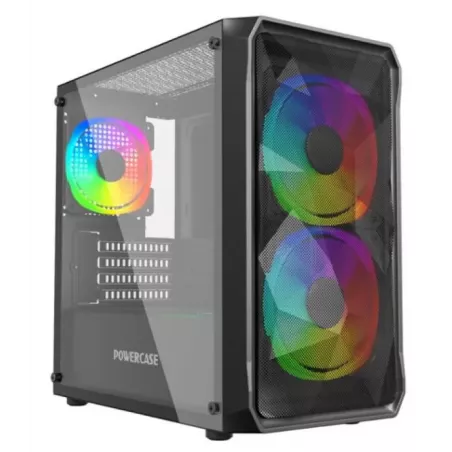 Купить корпус mATX Powercase Mistral Micro A3B ARGB в Москве, смотреть цены CMMAB-A3 в интернет-магазине goldbyte.ru