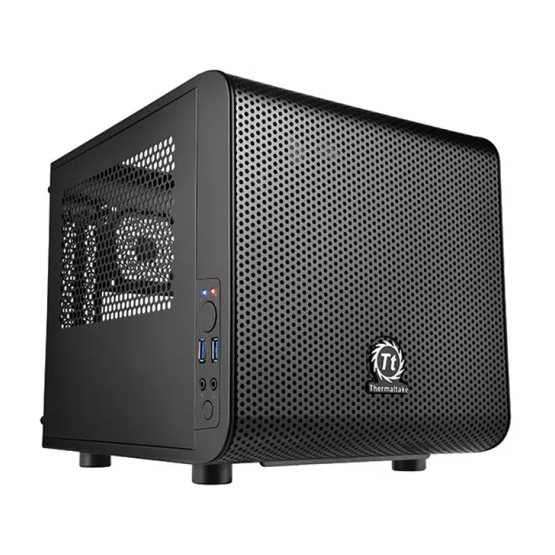 Купить корпус mini-ITX Thermaltake Core V1 в Москве, смотреть цены CA-1B8-00S1WN-00 в интернет-магазине goldbyte.ru