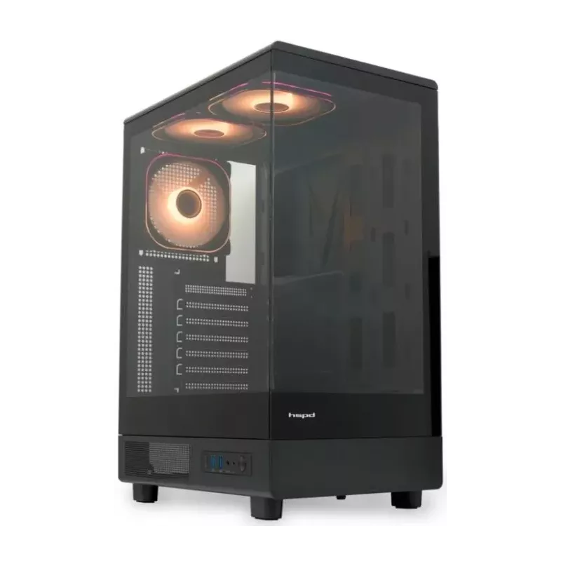 Купить корпус ATX HSPD F510 в Москве, смотреть цены F510-TGBK-ARGB в интернет-магазине goldbyte.ru