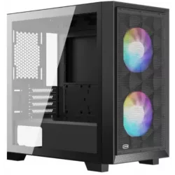 Купить корпус mATX PCCooler C3D310 BK ARGB в Москве, смотреть цены  в интернет-магазине goldbyte.ru
