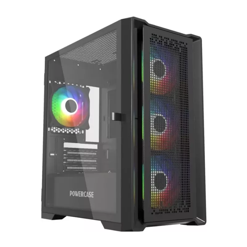 Купить корпус mATX Powercase ByteFlow Micro Black в Москве, смотреть цены CAMBFB-A4 в интернет-магазине goldbyte.ru