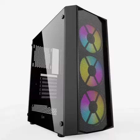 Купить корпус ATX Powercase Rhombus X3 Mesh LED в Москве, смотреть цены CMRMX-L3 в интернет-магазине goldbyte.ru