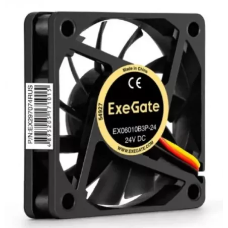 Купить вентилятор для корпуса Exegate EX06010B3P-24 в Москве, смотреть цены EX297074RUS в интернет-магазине goldbyte.ru