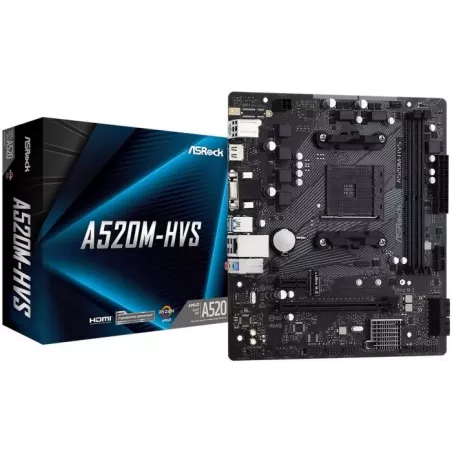 Купить материнская плата mATX ASRock A520M-HVS в Москве, смотреть цены  в интернет-магазине goldbyte.ru