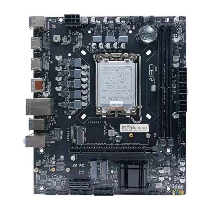 Купить материнская плата mATX CBR H610 в Москве, смотреть цены MB-ARH610-OEM в интернет-магазине goldbyte.ru