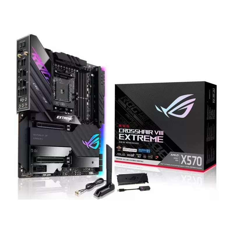Купить материнская плата ATX ASUS ROG CROSSHAIR VIII EXTREME в Москве, смотреть цены 90MB1860-M0EAY0 в интернет-магазине goldbyt