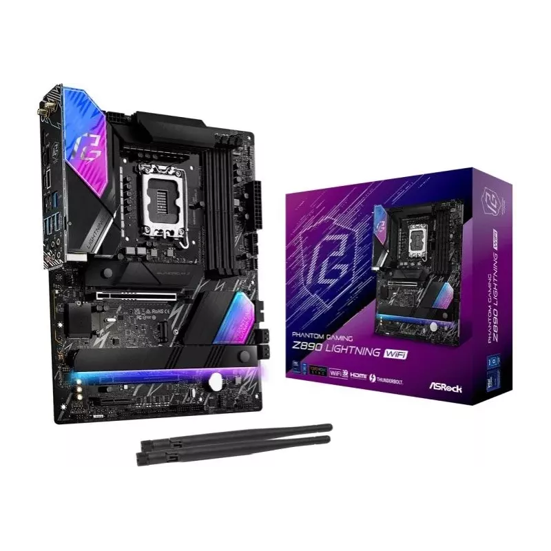 Купить материнская плата ATX ASRock Z890 LIGHTNING WIFI в Москве, смотреть цены  в интернет-магазине goldbyte.ru