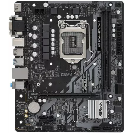 Купить материнская плата mATX ASRock H510M-HDV/M.2 в Москве, смотреть цены  в интернет-магазине goldbyte.ru
