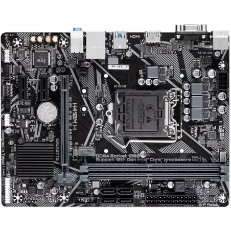 Купить материнская плата mATX GIGABYTE H410M H в Москве, смотреть цены H410M H V2 в интернет-магазине goldbyte.ru