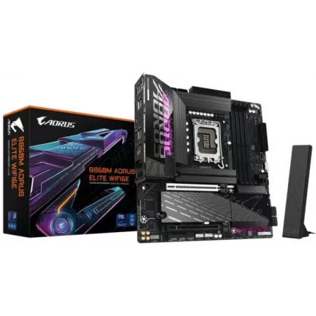 Купить материнская плата mATX GIGABYTE B860M AORUS ELITE WIFI6E в Москве, смотреть цены  в интернет-магазине goldbyte.ru