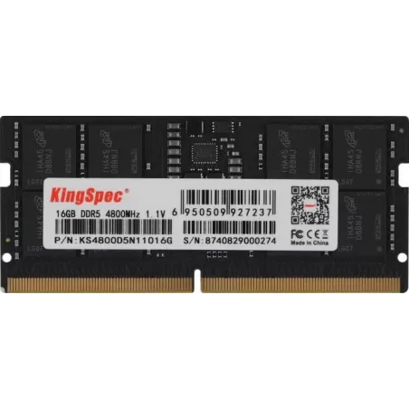 Купить оперативная память SODIMM DDR5 16GB KINGSPEC KS4800D5N11016G в Москве, смотреть цены  в интернет-магазине goldbyte.ru