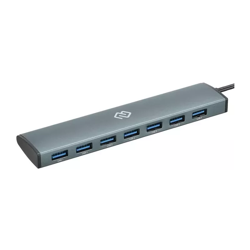 Купить разветвитель USB 3.1 Digma HUB-7U3.0-UC-G в Москве, смотреть цены Digma 1088655 в интернет-магазине goldbyte.ru