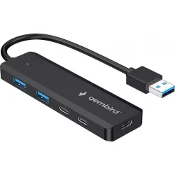 Купить разветвитель USB 3.1 Gembird UHB-C415 в Москве, смотреть цены  в интернет-магазине goldbyte.ru