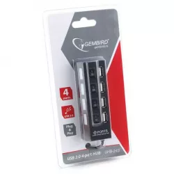 Купить концентратор USB 2.0 Gembird UHB-243-AD в Москве, смотреть цены  в интернет-магазине goldbyte.ru