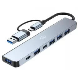 Купить док-станция Digma DHUB-7USB-AC в Москве, смотреть цены  в интернет-магазине goldbyte.ru