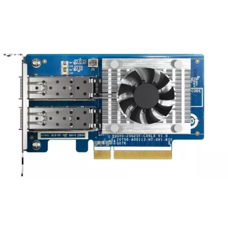 Купить сетевая карта QNAP QXG-25G2SF-CX6 в Москве, смотреть цены  в интернет-магазине goldbyte.ru