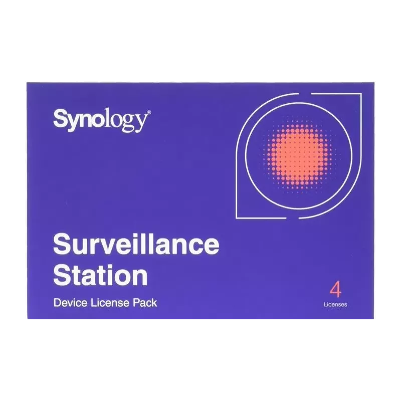 Купить лицензия на ПО Synology Surveillance Station Device License Pack 4 в Москве, смотреть цены LICENSEPACK4 в интернет-магази