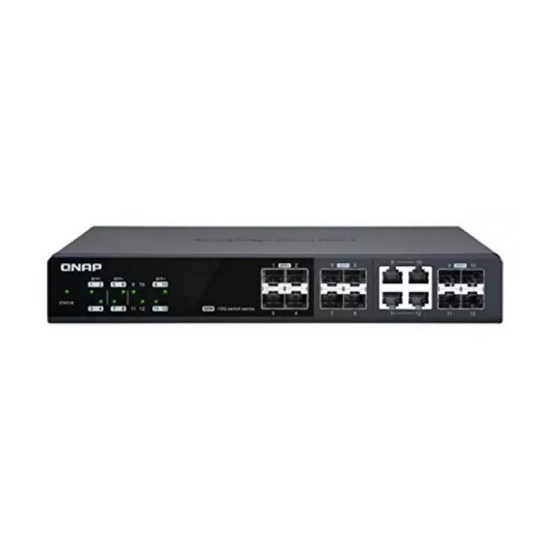 Купить коммутатор управляемый QNAP QSW-M1204-4C в Москве, смотреть цены  в интернет-магазине goldbyte.ru