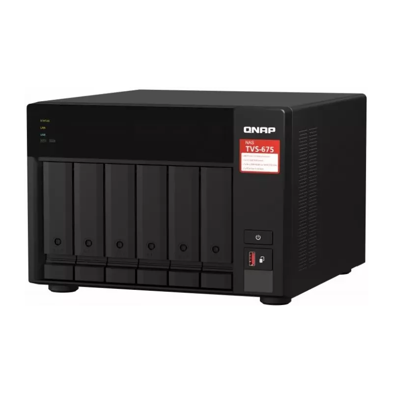 Купить сетевой RAID-накопитель QNAP TVS-675-8G в Москве, смотреть цены  в интернет-магазине goldbyte.ru