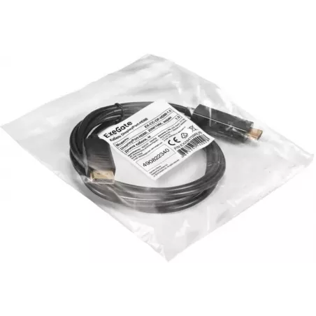 Купить кабель DisplayPort-HDMI Exegate EX-CC-DP-HDMI-1.5 в Москве, смотреть цены EX294709RUS в интернет-магазине goldbyte.ru